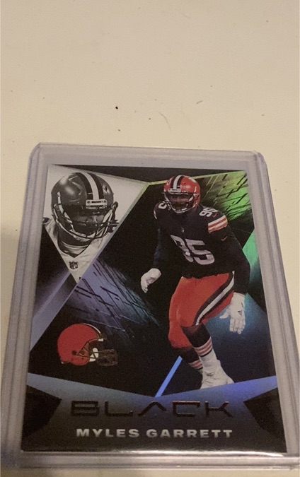 2021 Panini Black Myles Garrett — front