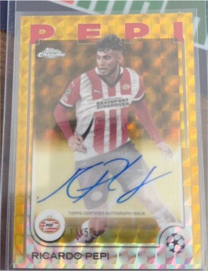 2024-25 Topps Chrome UEFA Club Competitions #63 Ricardo Pepi — front
