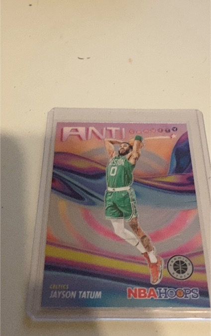 2023-24 Panini NBA Hoops Premium Stock #6 Jayson Tatum Anti Gravity — front