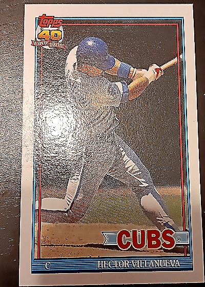 1991 Topps #616 Hector Villanueva — front