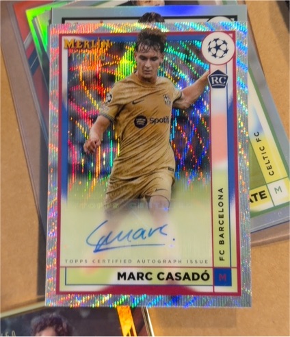 2022-23 Topps Merlin Chrome UEFA Club Competitions #AC-MC Marc Casadó — front