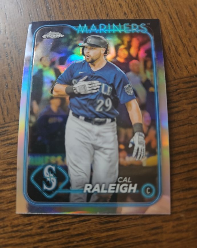 2024 Topps Chrome #119 Cal Raleigh — front