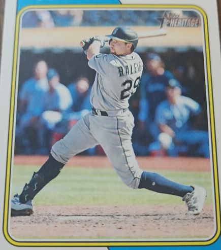2023 Topps Heritage #350 Cal Raleigh — front