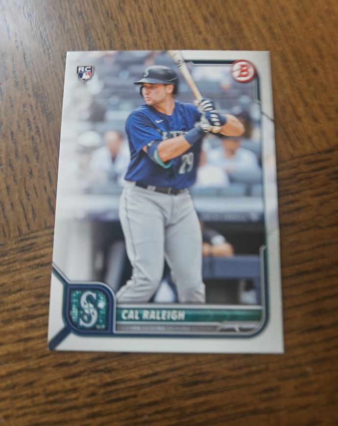 2022 Bowman #49 Cal Raleigh — front