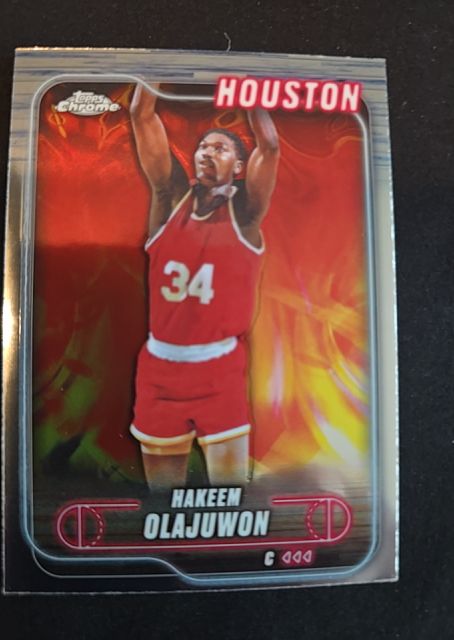 2024-25 Topps Chrome #115 Hakeem Olajuwon — front