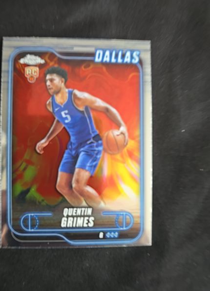 2024-25 Topps Chrome #163 Quentin Grimes — front