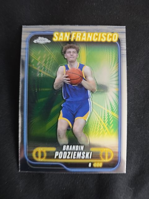 2024-25 Topps Chrome #7 Brandin Podziemski — front