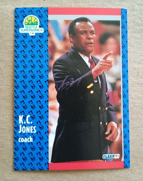 1991-92 Fleer #191 K.C. Jones — front