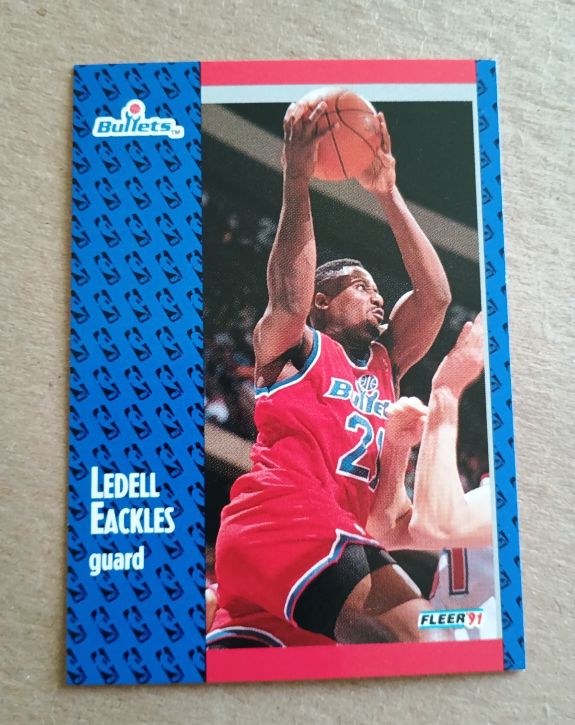 1991-92 Fleer #204 Ledell Eackles — front