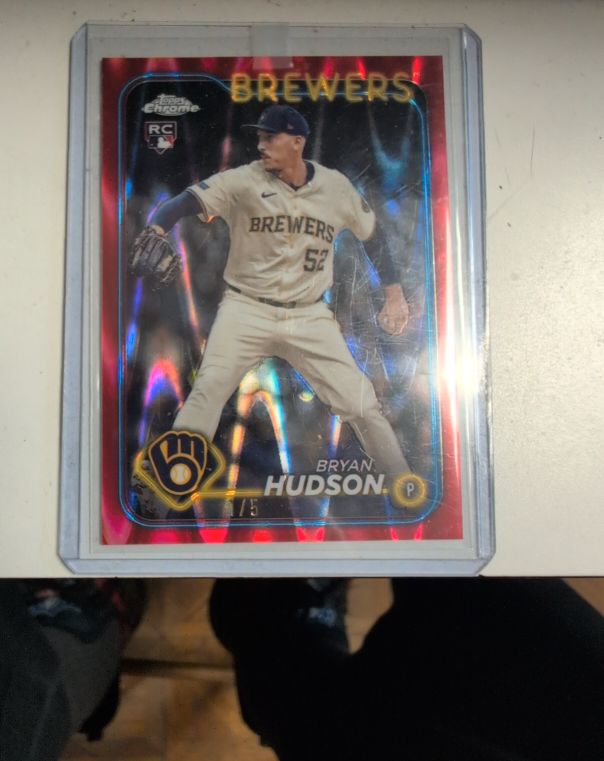2024 Topps Chrome Update Series #USC169 Bryan Hudson — front