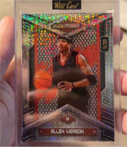 2024 Wild Card Alumination #5/25 Allen Iverson — front