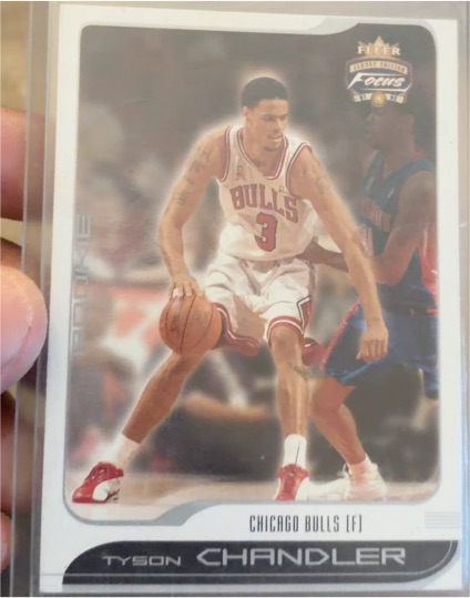 2001-02 Fleer Focus #105 Tyson Chandler — front