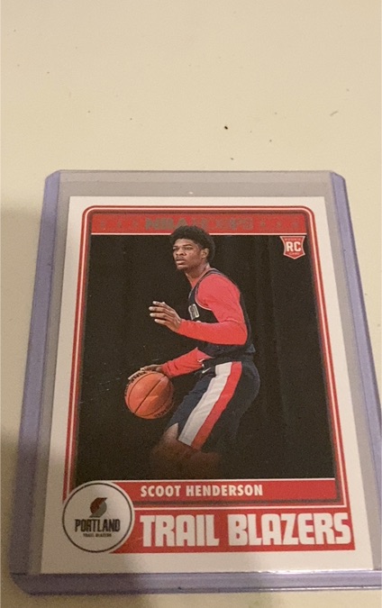 2023-24 Panini NBA Hoops #297 Scoot Henderson — front