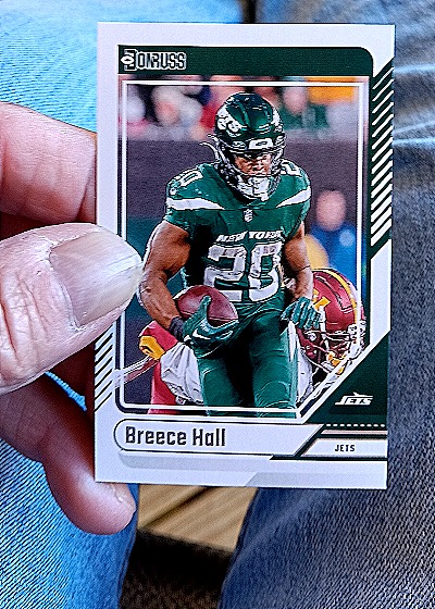 2024 Panini Donruss #8 Breece Hall — front