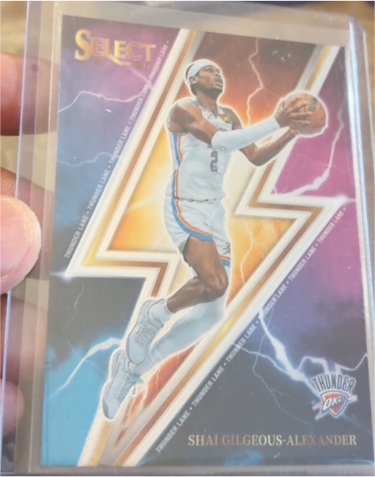 2023-24 Panini Select Thunder Lane #11 Shai Gilgeous-Alexander — front