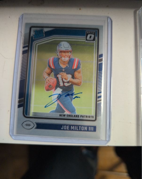 2024 Panini Donruss Optic Rated Rookie Joe Milton III — front