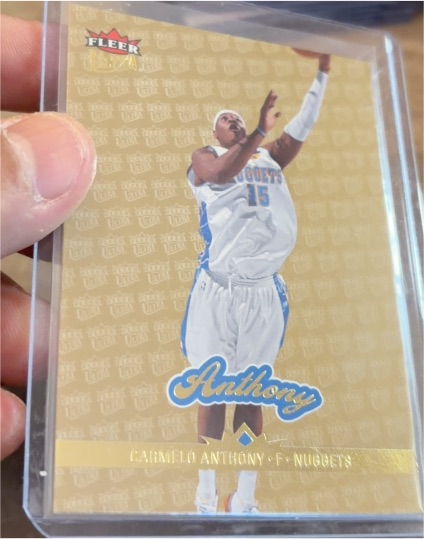 2006-07 Fleer Ultra Gold Medallion #35 Carmelo Anthony — front