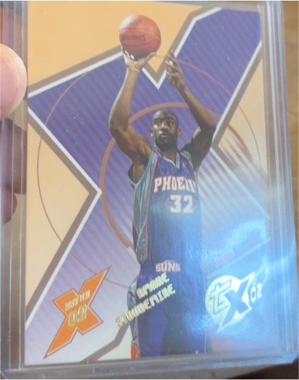 2002 Upper Deck X #X02 Amar'e Stoudemire — front