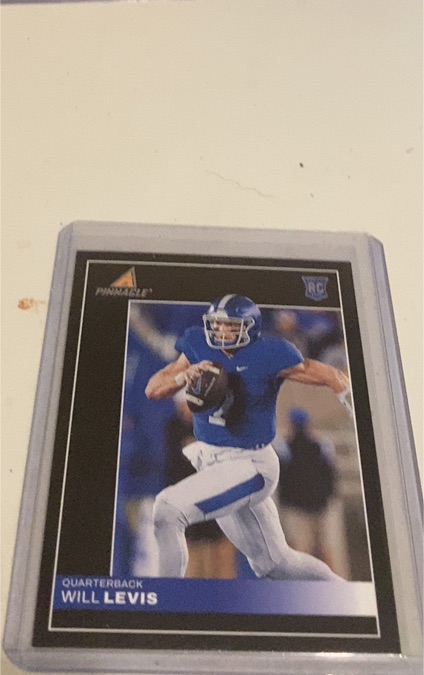 2023 Panini Chronicles Draft Picks Pinnacle #4 Will Levis — front