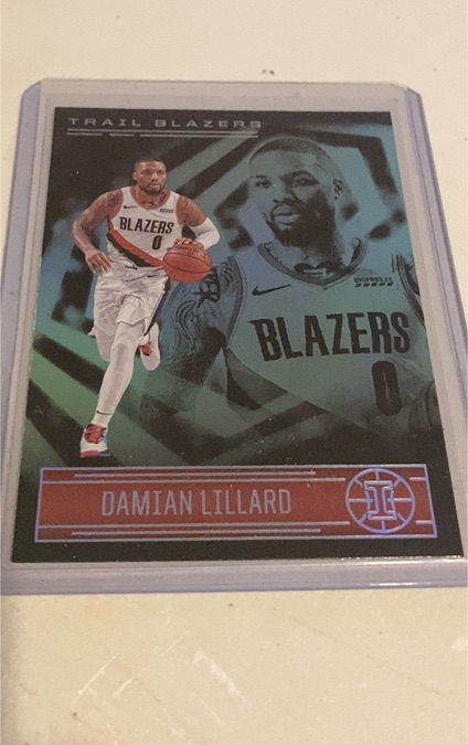 2020-21 Panini Illusions #124 Damian Lillard — front
