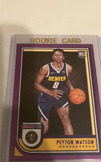 2022-23 Panini NBA Hoops #275 Peyton Watson — front