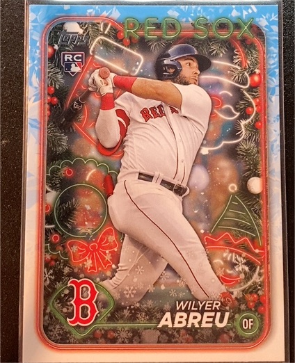 2024 Topps Holiday #H13 Wilyer Abreu — front