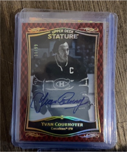 2023-24 Upper Deck Stature #31 Yvan Cournoyer — front
