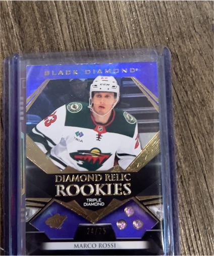 2022-23 Upper Deck Black Diamond #BDR-MR Marco Rossi — front