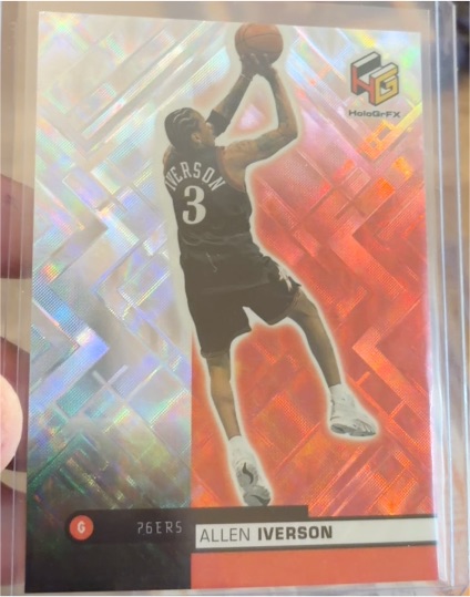 1999-00 Upper Deck HoloGrFX #41 Allen Iverson — front