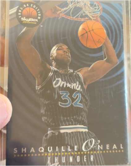 1993-94 SkyBox Premium #TL6 Shaquille O'Neal Thunder and Lightning — front