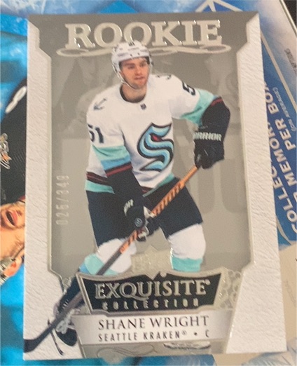 2022-23 Upper Deck Ice Exquisite Collection #R-51 Shane Wright Rookie — front
