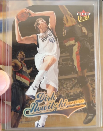 2004-05 Fleer Ultra #133 Dirk Nowitzki — front