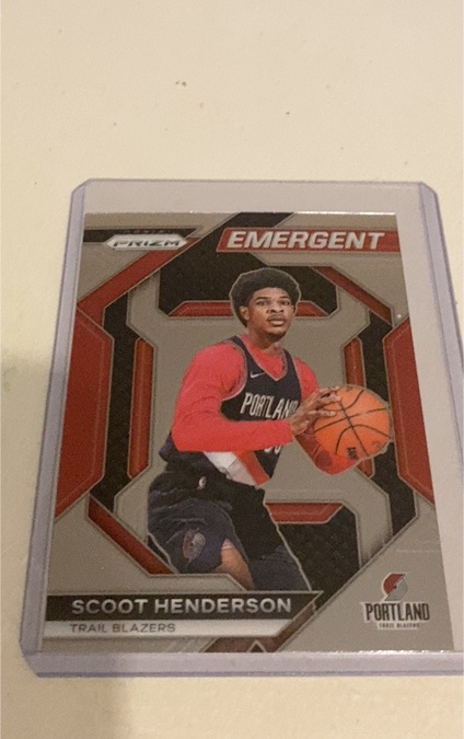 2023-24 Panini Prizm #16 Scoot Henderson Emergent — front