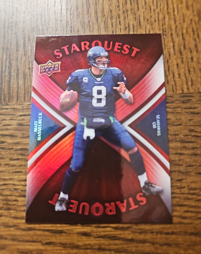 2008 Upper Deck Starquest #SQ21 Matt Hasselbeck — front