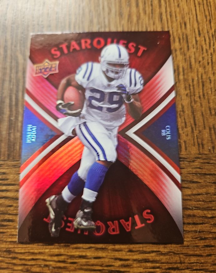 2008 Upper Deck Starquest Rainbow Red #SQ17 Joseph Addai — front