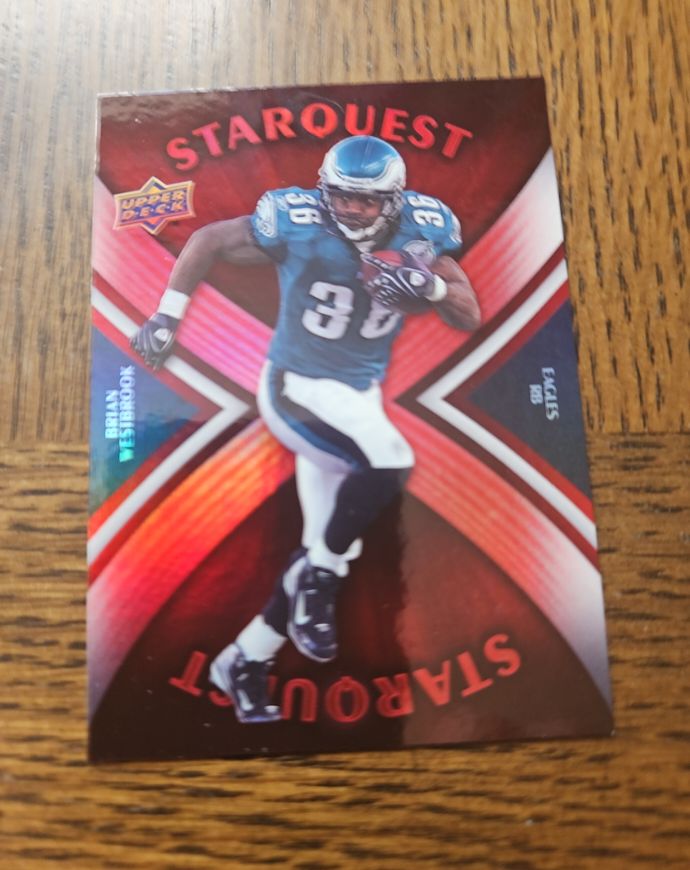 2008 Upper Deck StarQuest #SQ5 Brian Westbrook — front