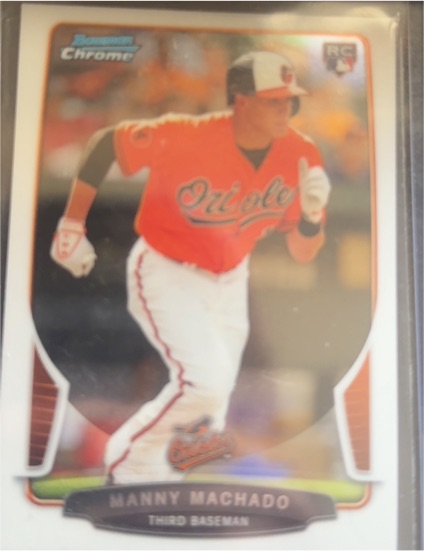 2013 Bowman Chrome #4 Manny Machado — front