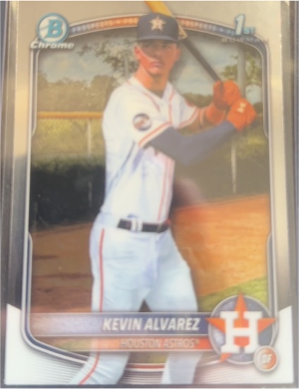 2025 Bowman Chrome #BCP-227 Kevin Alvarez — front