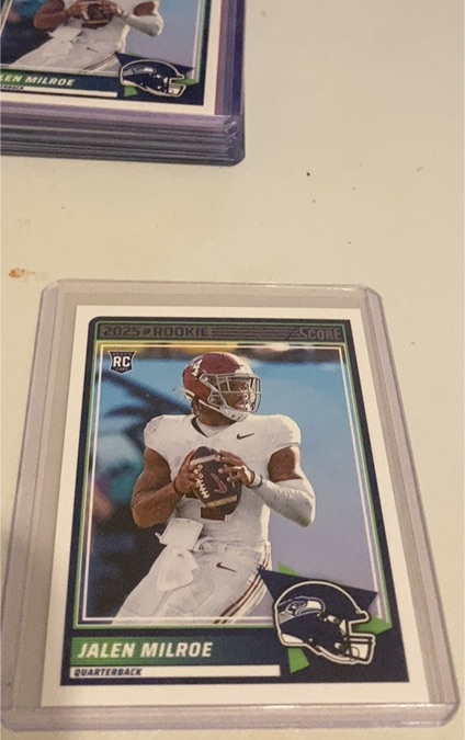 2025 Panini Score #29 Jalen Milroe Rookie Card — front