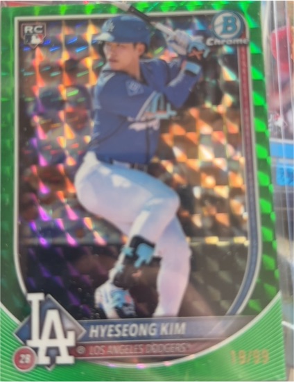 2025 Bowman Chrome #2 Hyeseong Kim — front