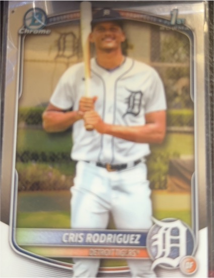 2025 Bowman Chrome #BCP-250 Cris Rodriguez — front