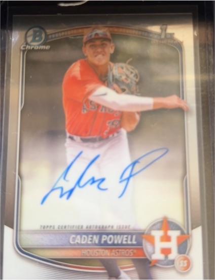 2025 Bowman Chrome #CPA-CPO Caden Powell — front