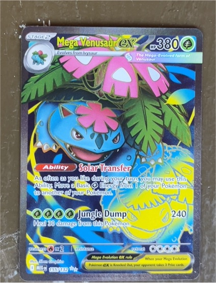 2025 Pokémon Mega Evolution #155 Mega Venusaur ex — front