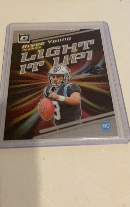 2023 Donruss Optic #LU-BY Bryce Young Light It Up! — front