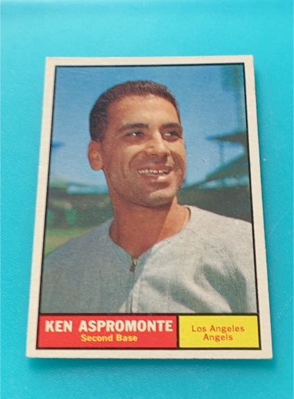 1961 Topps #176 Ken Aspromonte — front