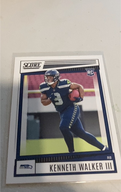 2022 Panini Score #329 Kenneth Walker III — front