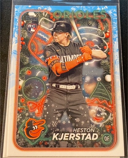 2024 Topps Holiday #H171 Heston Kjerstad — front