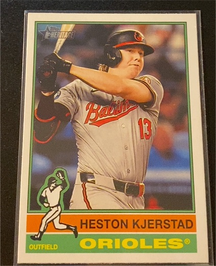 2025 Topps Heritage #87 Heston Kjerstad — front