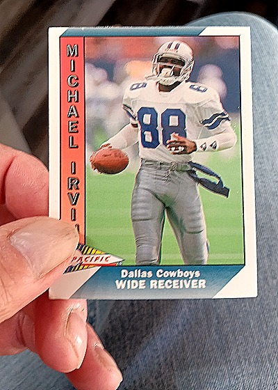 1991 Pacific #97 Michael Irvin — front