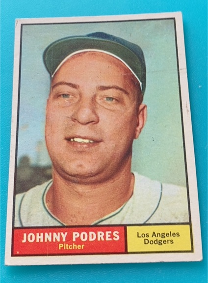 1961 Topps #109 Johnny Podres — front